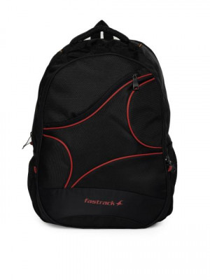 Fastrack Unisex Black Backpack