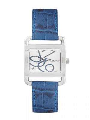 Fastrack Women Sliver Dial Watch