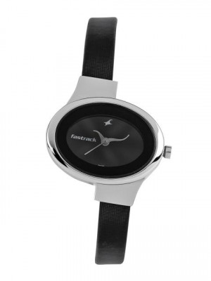 Fastrack Women Charcoal Grey Dial Watch N6015SL02