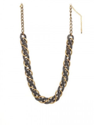Femella Braided Grey Necklace