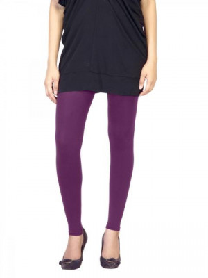 Femella Women Purple Skinny Leggings