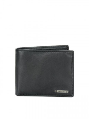 Fossil Men Black Wallet