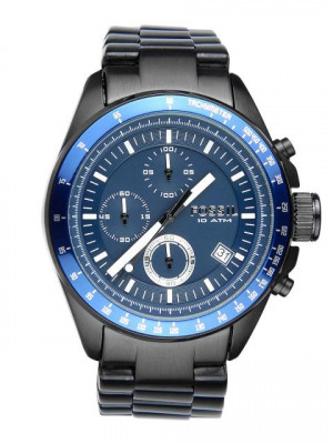 Fossil Men Blue Chronograph Watch CH2692
