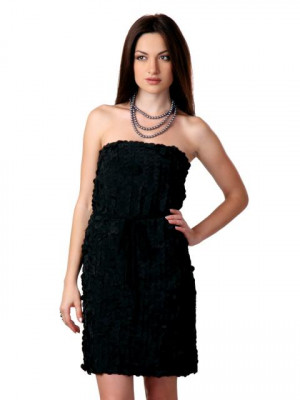 French Connection Women Black Dress