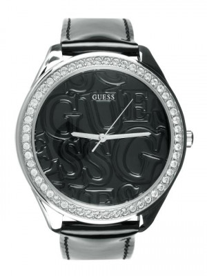Guess Women Puffy G Black Watch