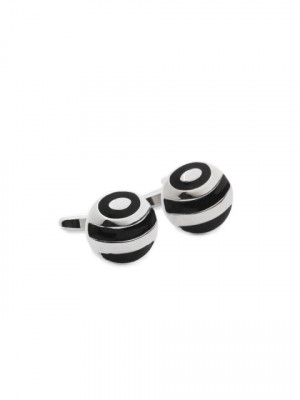 Hakashi Men Black Cufflinks