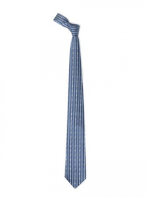 Hakashi Men Blue Silk Tie