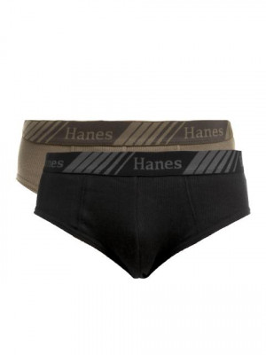 Hanes Men Pack of Two Premium Bikini Briefs