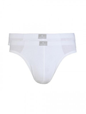 Jockey MC Men White Pack of 2 Brief 8033