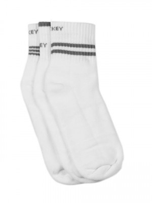 Jockey LCESCBRA Men White Pack of 3 Socks 2004