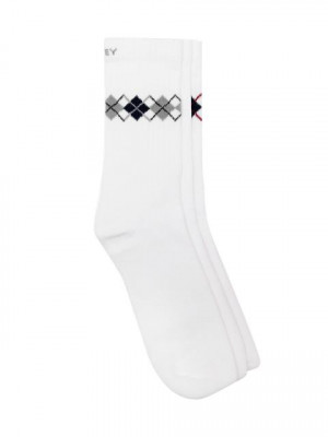 Jockey LCESCBRA Men White Pack of 3 Socks 2004