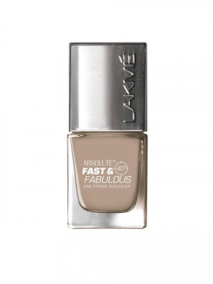 Lakme Absolute Fast & Fabulous Gold Caramel Nail Polish 02