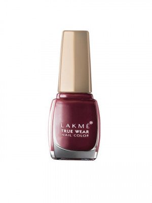Lakme True Wear Berry Maroon Nail Polish 104
