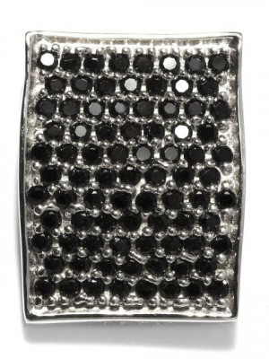 Lencia Silver and Black Pendant