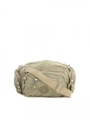 Lino Perros Unisex Beige Sling Bag