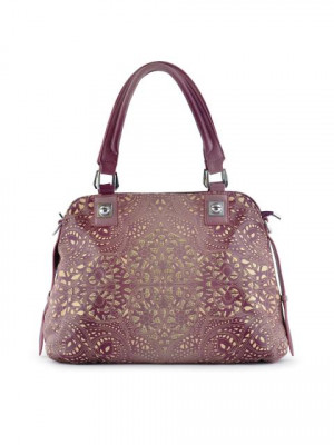 Lino Perros Women Printed Pink Handbag