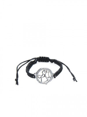 Lucera Women Black & Silver Bracelet