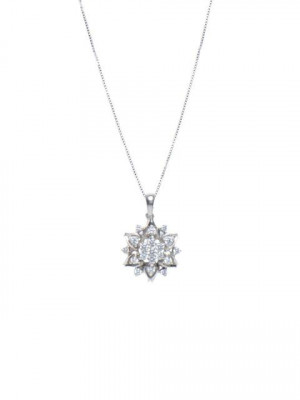 Lucera Women Silver Pendant with Chain