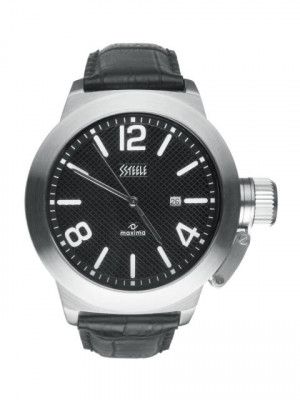 Maxima Ssteele Men Black Watch