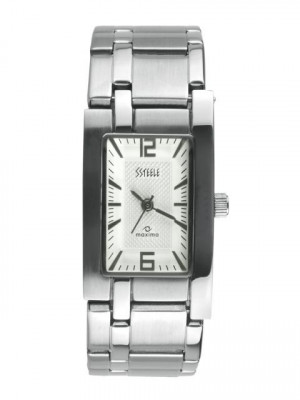 Maxima Ssteele Women White Watch