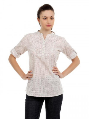 Mumbai Slang Women Pink Kurti