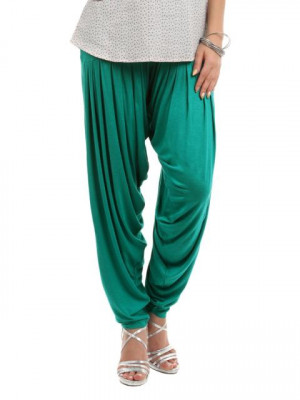 Myntra Women Green Patiala