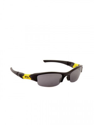 Oakley Men Black Fast Jacket Sunglasses