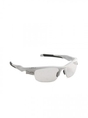 Oakley Men White Fast Jacket Sunglasses