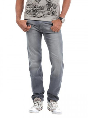 Peter England Men Grey Jeans