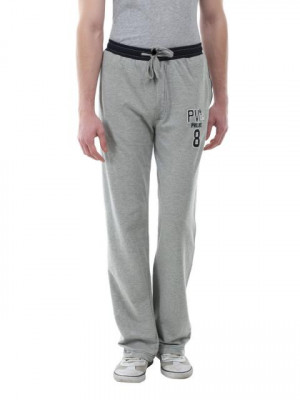 Proline Men Grey Melange Track Pants