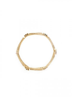 Royal Diadem Set of 2 Golden Bangles