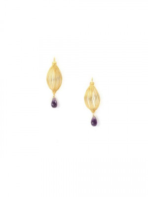 Rreverie Golden Earrings