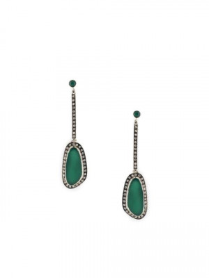 Rreverie Green Earrings