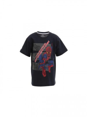 The Amazing Spiderman Boys Navy Blue T-shirt