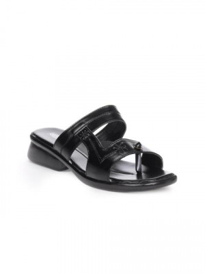 Tiptopp Women Black Sandals