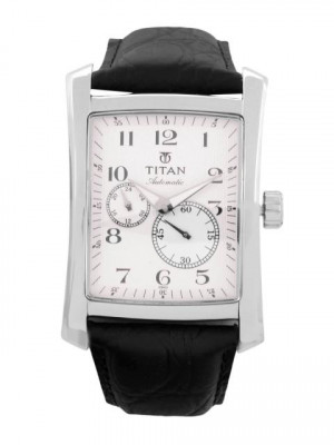 Titan Men White Dial Watch