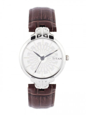 Titan Men White Dial Watch