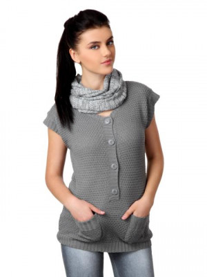 Tonga Women Grey Sweater