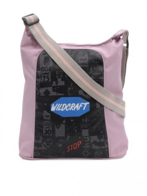 Wildcraft Lavender & Grey Slingbag
