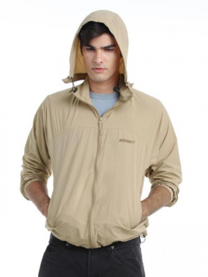 Wildcraft Men Beige Wind Cheater Jackets