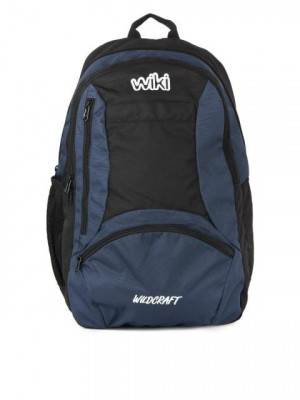 Wildcraft Unisex Blue & Black Backpack