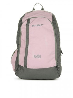 Wildcraft Women Pink & Grey Backpack