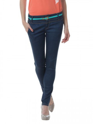 United Colors of Benetton Women Navy Blue Jeans