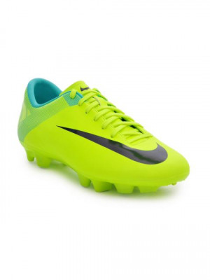 Nike Men Mercurial Victory II HG-V Fluorescent Green Sports Shoes
