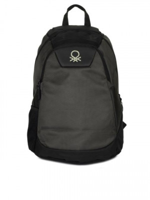 United Colors of Benetton Men Black Backpack
