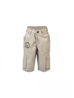 Palm Tree Kids Boys Solid Beige Shorts