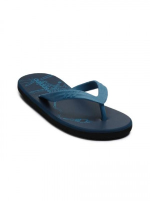 ADIDAS Men Plugged In Blue Flip Flops