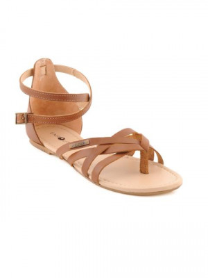 Enroute Women Casual Tan Flats