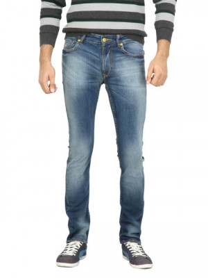 Deni Yo Men Washed Blue Jeans