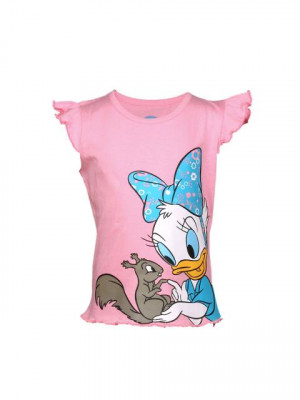Disney Kids Girl's Pink Daisy and Squirrel Kidswear